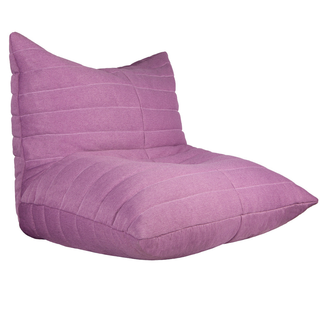 Noush Purple Beanbag Lounge Chair