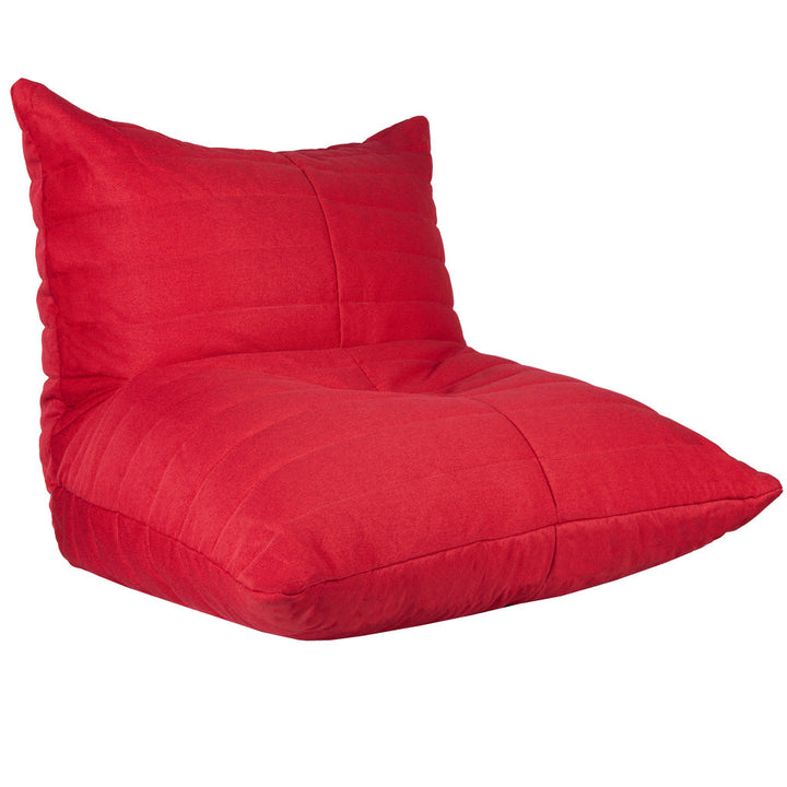 Noush Red Beanbag Lounge Chair