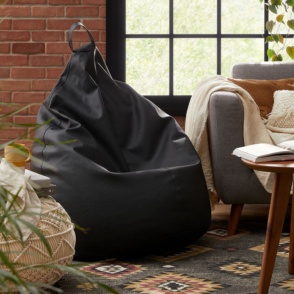 Sipi Faux Leather Beanbag